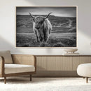 Fluffy Cattle Wall Art Print, Highland Cow Canvas, Framed by MyGreatCanvas | Canvas Wall Art Prints | Photo Prints & Wall Decor