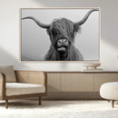 Texas Cow Wall Art Canvas, Texas Longhorn Cattle Canvas by MyGreatCanvas | Canvas Wall Art Prints | Photo Prints & Wall Decor