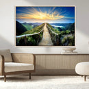 Mountain and Sunset Wall Art Canvas Print by MyGreatCanvas | Canvas Wall Art Prints | Photo Prints & Wall Decor