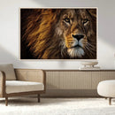 Mighty Lion Wall Art Canvas Print – Majestic Animal Portrait by MyGreatCanvas | Canvas Wall Art Prints | Photo Prints & Wall Decor