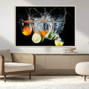 Kitchen Wall Art, Kitchen Fruits Art Canvas Print