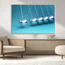 Wall Art Newton's Cradle Canvas Print, Framed Newton Cradle by MyGreatCanvas | Canvas Wall Art Prints | Photo Prints & Wall Decor