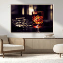 Whiskey and Cigar Canvas – Luxurious Wall Art for Home or