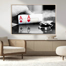 Aces Poker Art Poker Game Wall Art Canvas Print by MyGreatCanvas | Canvas Wall Art Prints | Photo Prints & Wall Decor