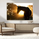 Horse at Sunset Wall Art Animal Canvas Print by MyGreatCanvas | Canvas Wall Art Prints | Photo Prints & Wall Decor