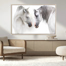 White Horse Wall Art Animal Canvas Print by MyGreatCanvas | Canvas Wall Art Prints | Photo Prints & Wall Decor