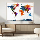 World Map Canvas Print – Detailed Map of the World Wall Art by MyGreatCanvas | Canvas Wall Art Prints | Photo Prints & Wall Decor