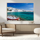 Santorini Wall Art Canvas Print