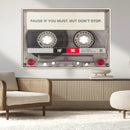 Music Cassette Iconic Wall Art Canvas Print by MyGreatCanvas | Canvas Wall Art Prints | Photo Prints & Wall Decor