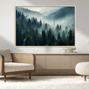 Captivating Misty Forest Wall Art Premium Canvas Print a by MyGreatCanvas | Canvas Wall Art Prints | Photo Prints & Wall Decor