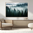 Captivating Misty Forest Wall Art Canvas, Premium Canvas