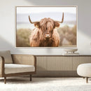 Scottish Serene Highland Cow Canvas Wall Art – Serene
