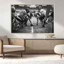 American Football Wall Art Canvas Print Framed Stadium Sport