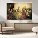 Last Supper Wall Art Canvas Print, Framed Jesus Painting Art