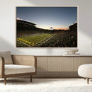 Oregon Ducks Football Team Print - Eugene Autzen Stadium