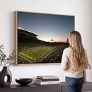 Oregon Ducks Football Team Print - Eugene Autzen Stadium