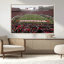 Wisconsin Badgers Team Print Canvas - Madison Camp Randall