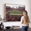 Wisconsin Badgers Team Print Canvas - Madison Camp Randall