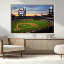 Citizens Bank Park Philadelphia Phillies Wall Art Canvas |