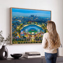 Los Angeles Dodgers Wall Art Canvas, Dodger Stadium Wall Art