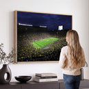 Michigan Wolverines Football Canvas Wall Decor, Football