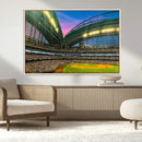 Milwaukee Brewers Baseball Team Print Canvas- American