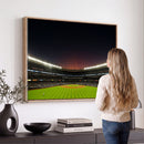 Yankee Stadium Night Game Triple Canvas, Yankee Stadium