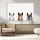 Horse Prints Set, Set of 3 Horse Wall Art, Horses Portraits, by MyGreatCanvas | Canvas Wall Art Prints | Photo Prints & Wall Decor