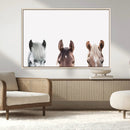 Horse Wall Art - Minimalist Horse Triptych Wall Art – Modern by MyGreatCanvas | Canvas Wall Art Prints | Photo Prints & Wall Decor