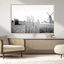 Vintage Farmhouse Black and White Triptych Wall Art – Giclee