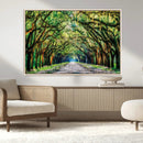 Serene Tree Tunnel Wall Art Canvas Print – Pathway Under by MyGreatCanvas | Canvas Wall Art Prints | Photo Prints & Wall Decor