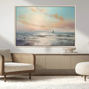 Abstract Ocean Wall Art - Boat Wall Art Canvas Print by MyGreatCanvas | Canvas Wall Art Prints | Photo Prints & Wall Decor