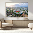 Old Trafford Manchester United Stadium Wall Art Canvas Print
