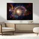 Nebula and Galaxies in Space Wall Art Canvas Print, Spiral