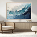 Ocean Wave Canvas Wall Art Print – Coastal Living Room Large