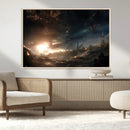 Avengers Planet Wall Art Canvas Print