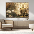 Zen Buddha Wall Art Canvas Print | Peaceful Meditation Decor