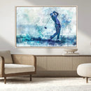 Golf Swing Wall Art Canvas Print - Sports-Inspired