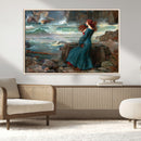 Miranda by the Shore Wall Art Canvas Print – Tempest Scene by MyGreatCanvas | Canvas Wall Art Prints | Photo Prints & Wall Decor