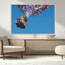 Carl Fredricksen, Up Movie Wall Art, Balloons Wall Art, Air