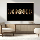 Phases of the Moon Wall Art | Canvas Print for Modern Wall by MyGreatCanvas | Canvas Wall Art Prints | Photo Prints & Wall Decor