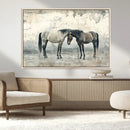 Chines Style Majestic Horses Wall Art | Ready to Hang and