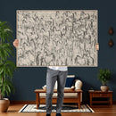 Abstract Horse Sketch Wall Art | Ready to Hang and Framed |