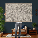 Abstract Horse Sketch Wall Art | Ready to Hang and Framed |