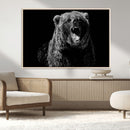 Bear Canvas Print | Wildlife Wall Art for Cabin Decor |