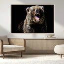 Grizzly Bear Canvas Print | Wildlife Wall Art for Cabin by MyGreatCanvas | Canvas Wall Art Prints | Photo Prints & Wall Decor