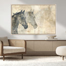 Abstract Horse Canvas Print | Modern Farmhouse Wall Art |