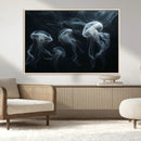 Jellyfish Wall Art Canvas Print, Elegant Wall Decor