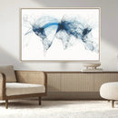 Flight Route Map Wall Art Canvas Print, Abstract Air Traffic by MyGreatCanvas | Canvas Wall Art Prints | Photo Prints & Wall Decor
