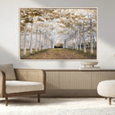 Forest Grove Wall Art | Serene Pathway Canvas Print | Ready